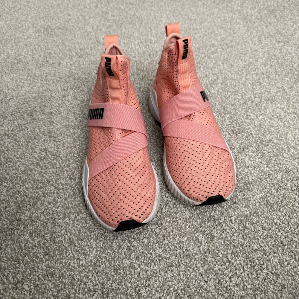 Puma Coral Pink Slip-On Sneakers